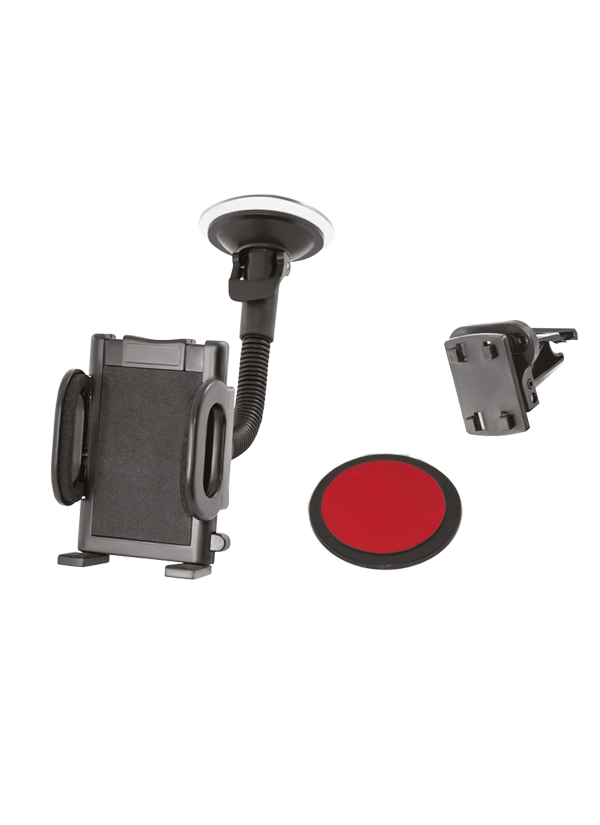 Автодержатель для смартфона/навигатора Ginzzu GH-583; универсальные