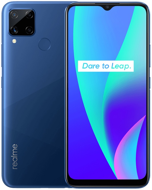 Смартфон Realme C15 4/64Гб Marine Blue