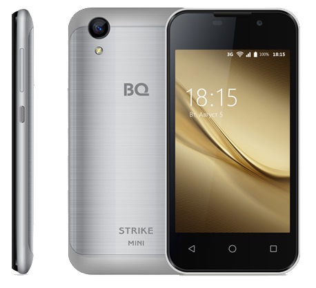 Смартфон BQ StrikeMini 1/8Гб Silver Brushed
