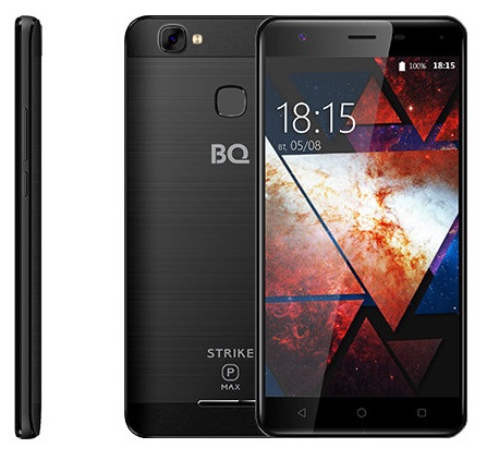 Смартфон BQ StrikePowerMax Black Brushed (BQ-5521);
