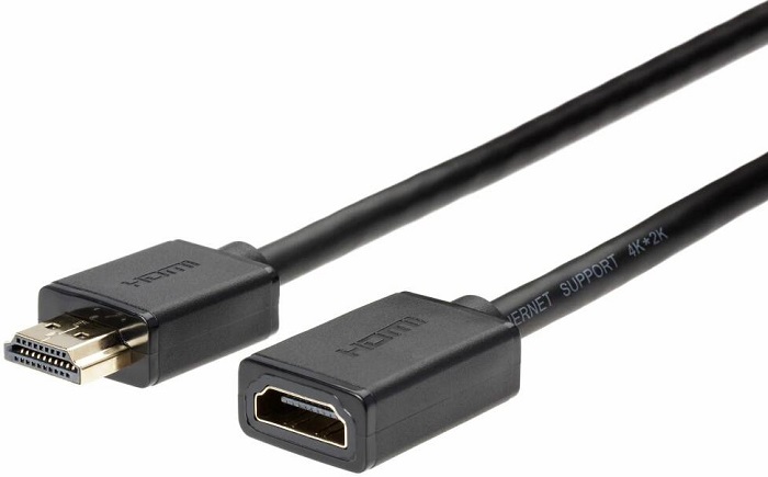 Кабель удлинитель HDMI Telecom (TCG235MF-2m); v2.0;