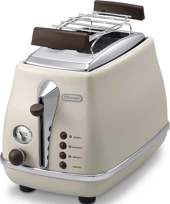 Тостер DeLonghi Icona Vintage (CTOV2103.BG); 900