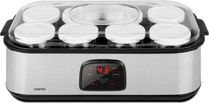 Йогуртница Centek CT-1443; 30 Вт; 20-55°С/12