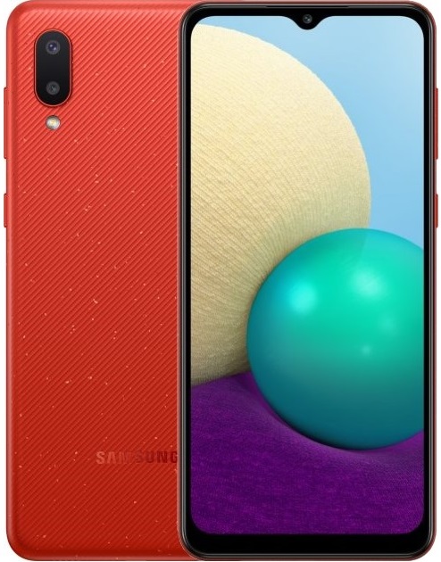 Смартфон Samsung Galaxy A02 2/32Гб Red