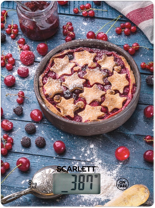 Весы кухонные Scarlett SC-KS57P57; 8 кг;