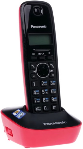 Телефон беспроводной DECT Panasonic KX-TG1611RUR; АОН,