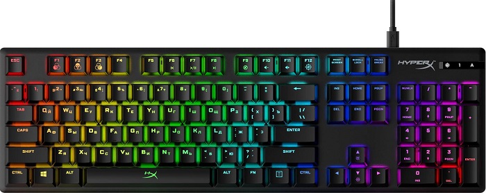 Клавиатура HyperX Alloy Origins (4P4F6AA#ABA); механическая;