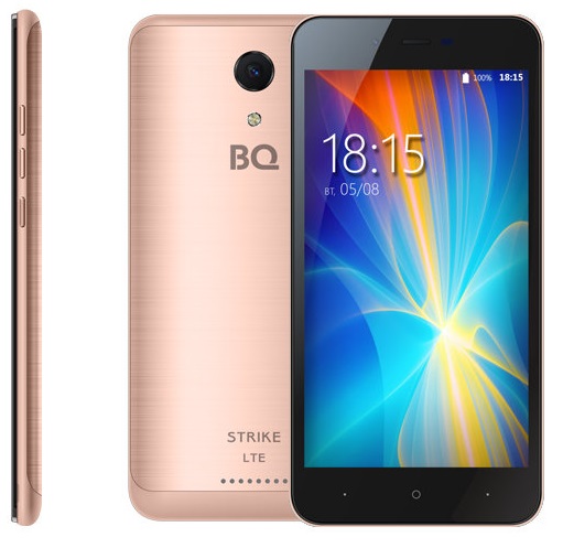 Смартфон BQ StrikeLTE Rose Gold Brushed