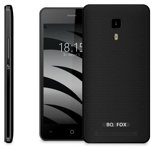 Смартфон BQ Fox 1/8Гб Black (BQ-4526);