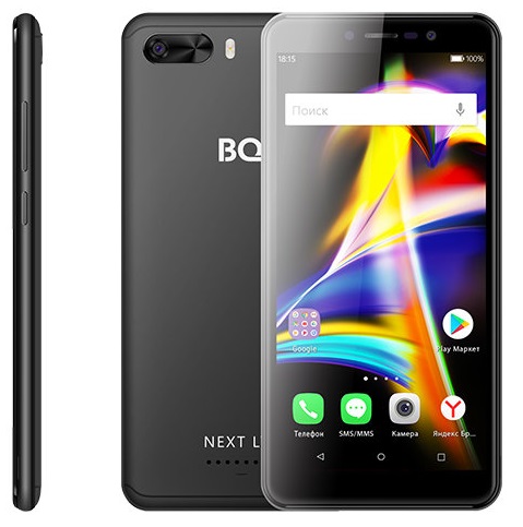 Смартфон BQ NextLTE 1/8Гб Black (BQ-5508L);