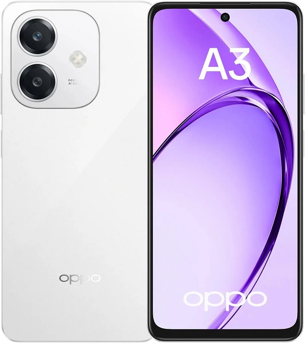 Смартфон Oppo A3 6/256Гб Starlight White