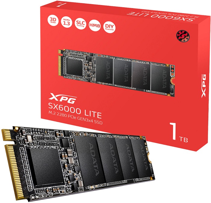 SSD-накопитель M.2 NVMe 1Тб A-Data XPG