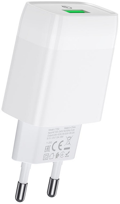 Зарядное устройство USB сетевое Hoco C72Q