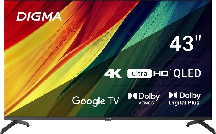 Телевизор 43" Digma DM-LED43UQB31; Direct LED;