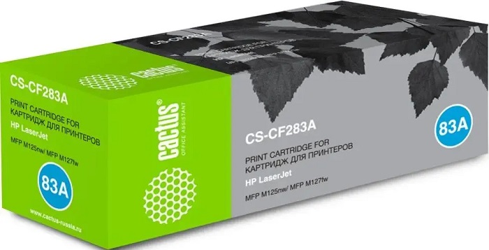 Картридж лазерный Cactus CS-CF283A; для HP