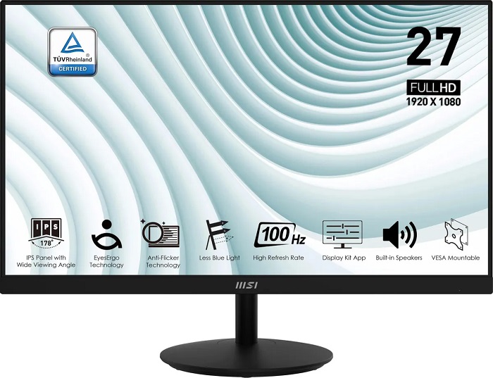 Монитор 27" MSI Pro MP271A (9S6-3PA2CT-085);