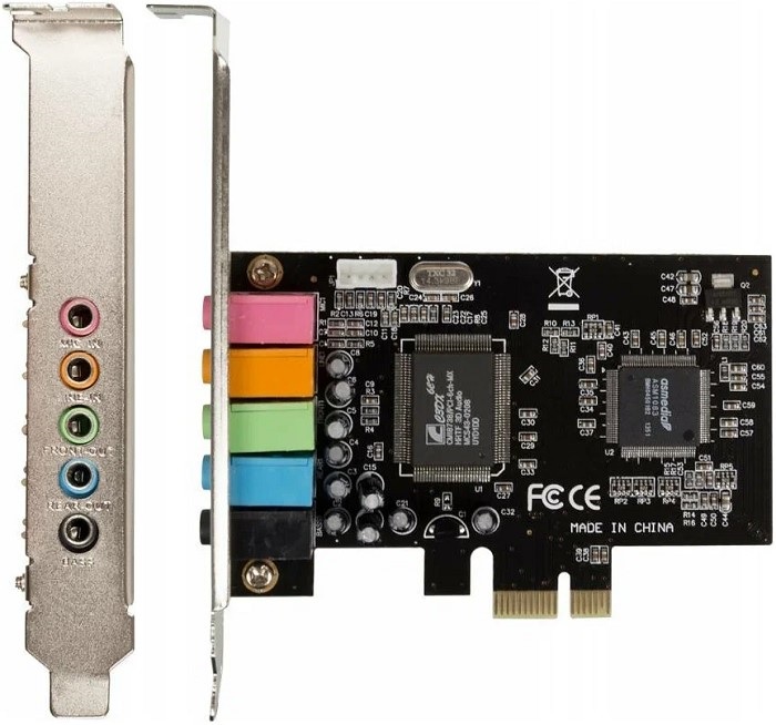 Звуковая карта PCI-E C-Media 8738 (ASIA