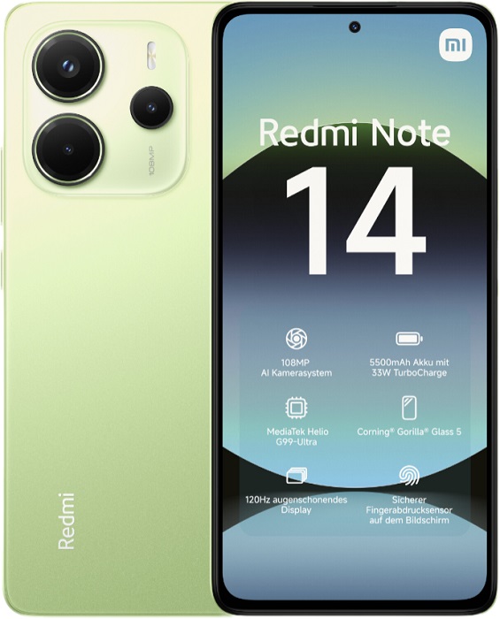 Смартфон Xiaomi REDMI Note 14 8/256Гб
