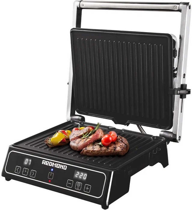 Электрогриль Redmond RGM-M809; 2000 Вт; 120-230°C;