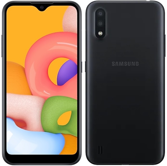 Смартфон Samsung Galaxy A01 2/16Гб Black