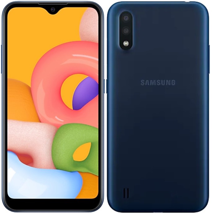 Смартфон Samsung Galaxy A01 2/16Гб Blue Смартфон Samsung Galaxy A01 2/16Гб Blue