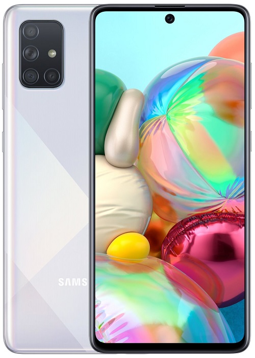 Смартфон Samsung Galaxy A71 6/128Гб Silver