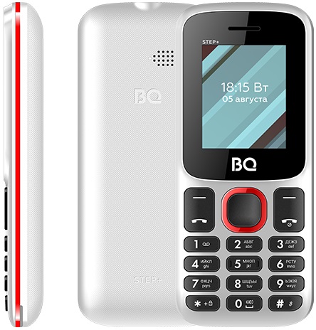 Мобильный телефон BQ Step+NewWhite Red (BQ-1848);