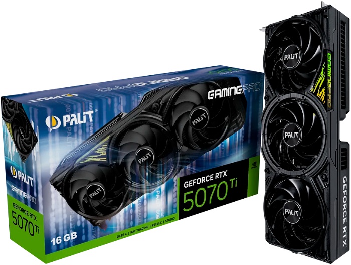 Видеокарта nVidia RTX 5070Ti Palit GamingPro