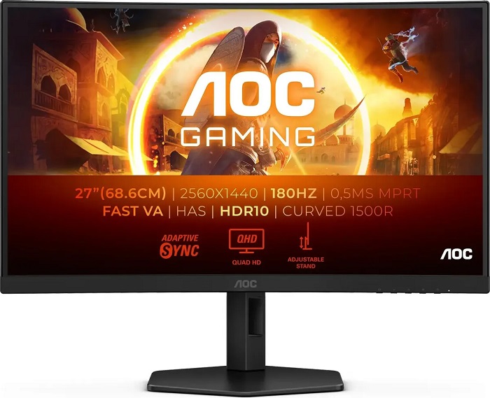 Монитор 27" AOC CQ27G4X; VA; 2560x1440;