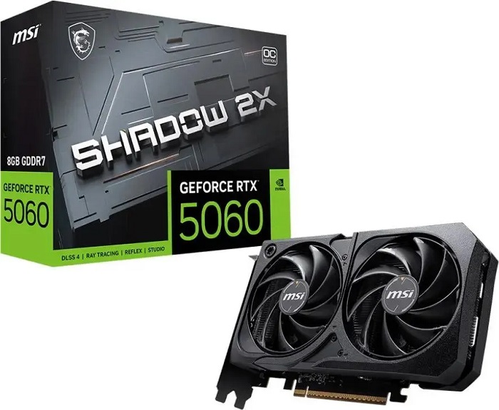 Видеокарта nVidia RTX 5060 MSI RTX