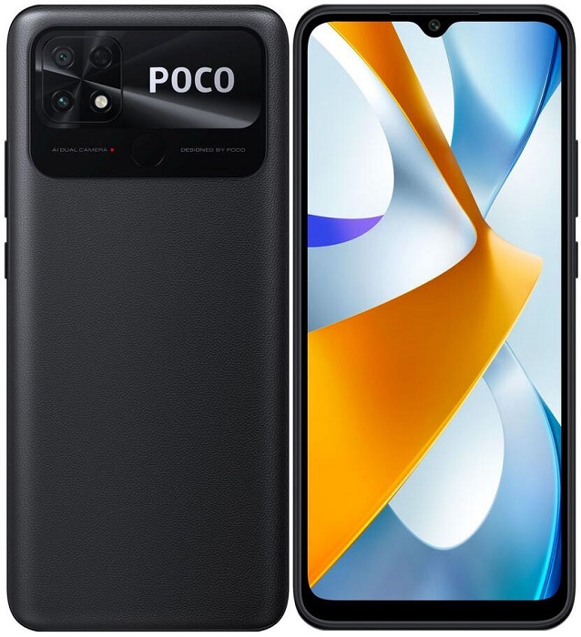 Смартфон POCO C40 4/64Гб Black (220333QPG);