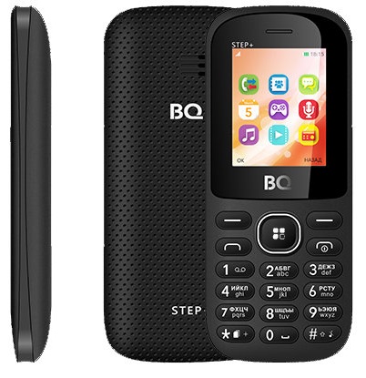 Мобильный телефон BQ Step+New Black (BQ-1807);