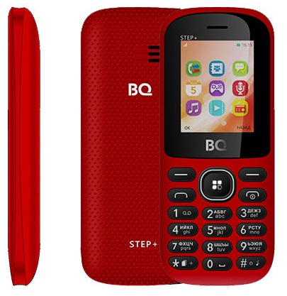 Мобильный телефон BQ Step+New Red (BQ-1807);