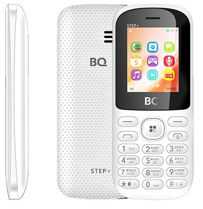 Мобильный телефон BQ Step+New White (BQ-1807);