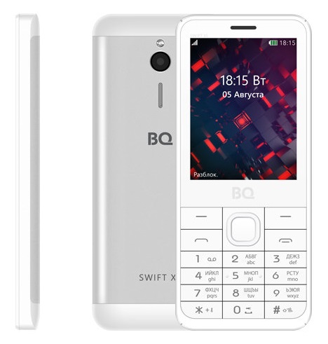 Мобильный телефон BQ SwiftXL Silver (BQ-2811);
