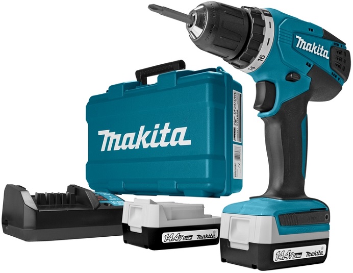 Дрель-шуруповерт аккумуляторная Makita DF347DWE; 1500 мАч/14.4