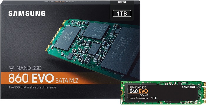 SSD-накопитель M.2 1Тб Samsung 860 EVO