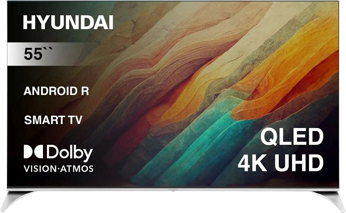 Телевизор 55" Hyundai H-LED55QBU7500; QLED; 3840x2160;