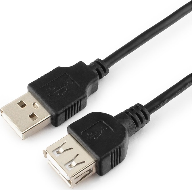 Кабель AM/AF USB 2.0 Cablexpert (CC-USB2-AMAF-6B-N);