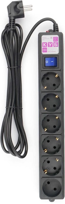 Сетевой фильтр 3 м PowerCube SPG6-B3M;