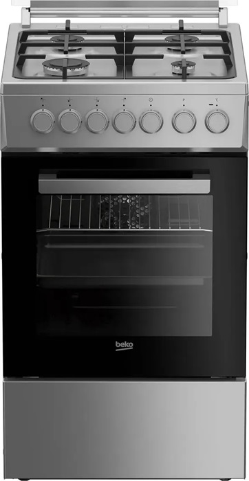 Плита комбинированная Beko FSE52130GSS; 2.9 кВт;