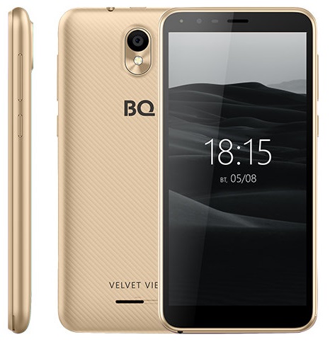Смартфон BQ VelvetView 0.5/8Гб Gold (BQ-5300G);