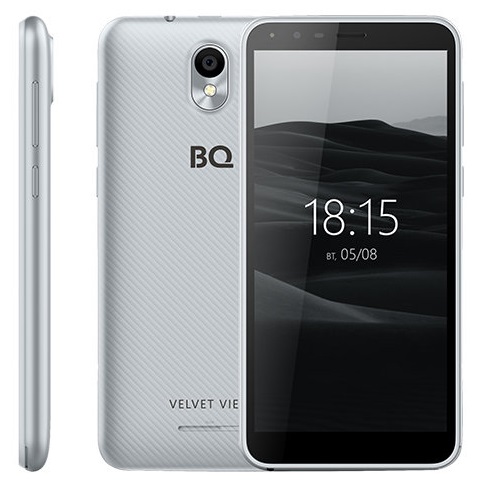 Смартфон BQ VelvetView 0.5/8Гб Silver (BQ-5300G);