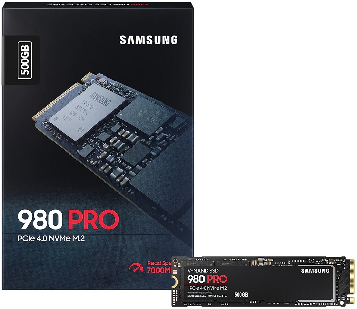 SSD-накопитель M.2 NVMe 500Гб Samsung 980